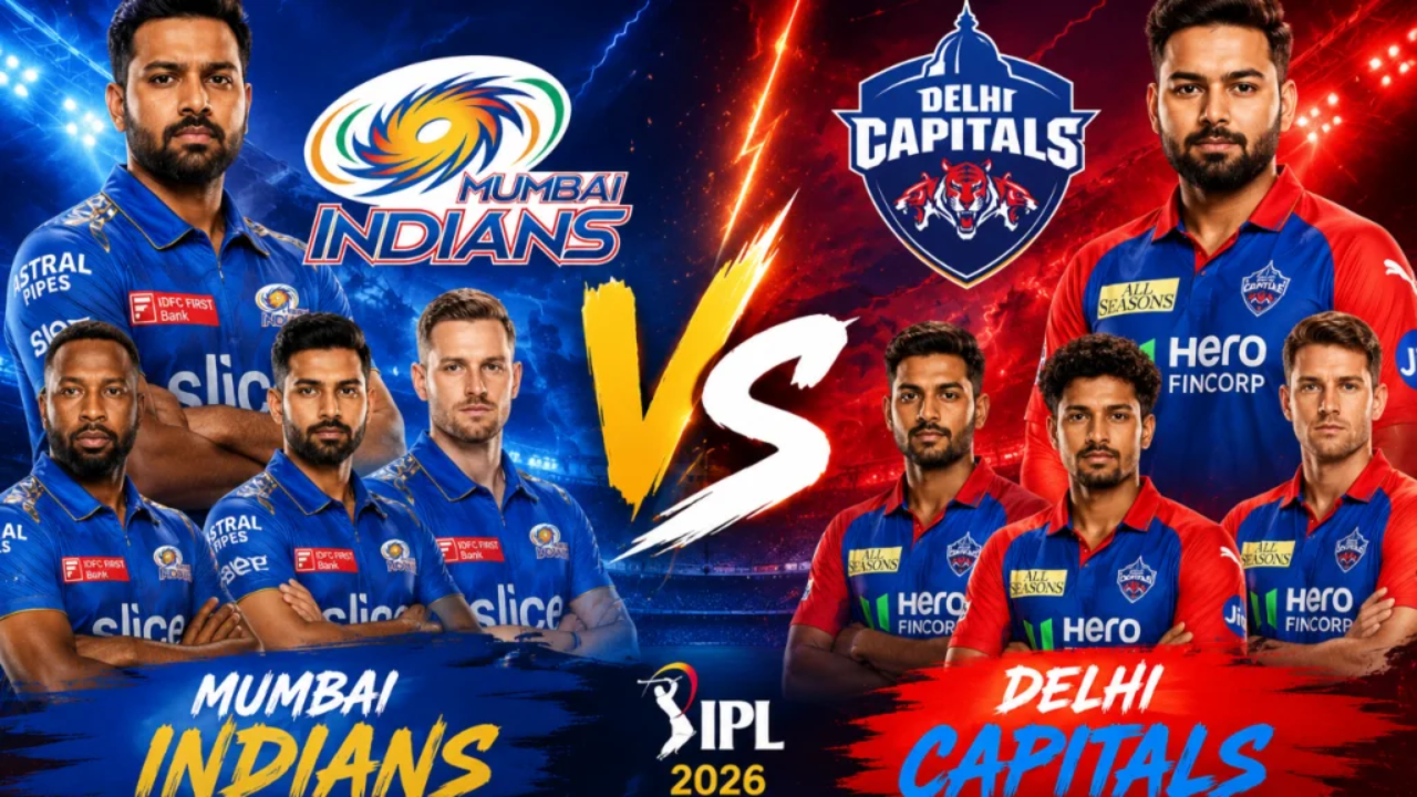 Mumbai Indians vs Delhi Capitals Timeline