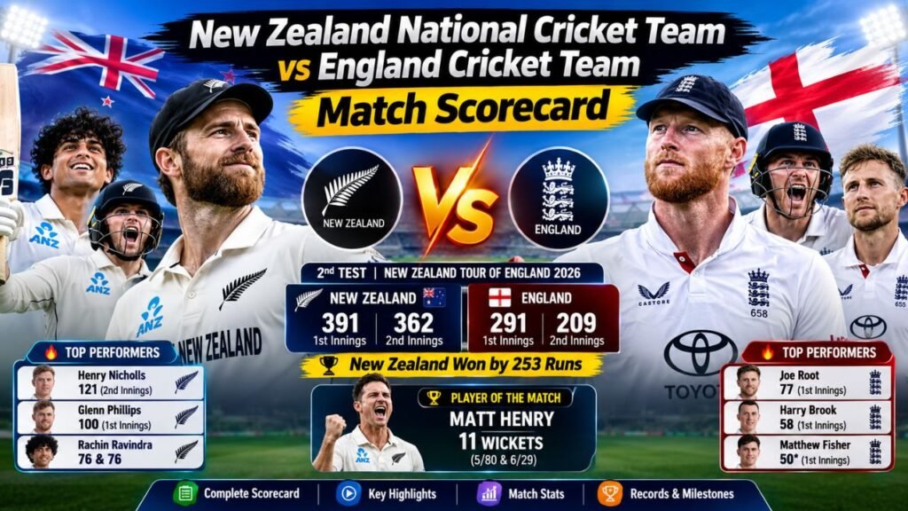 Complete Innings Scorecard