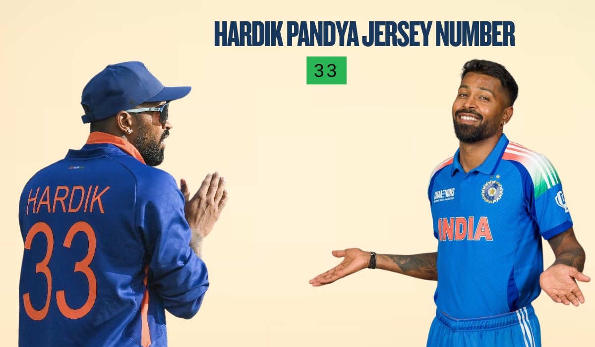 Hardik Pandya Jersey Number