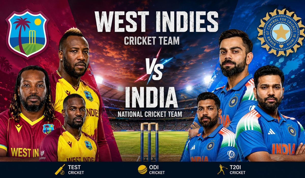 West Indies Cricket Team vs India National Cricket Team Timeline