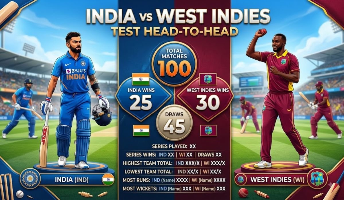 West Indies Cricket Team vs India National Cricket Team Timeline